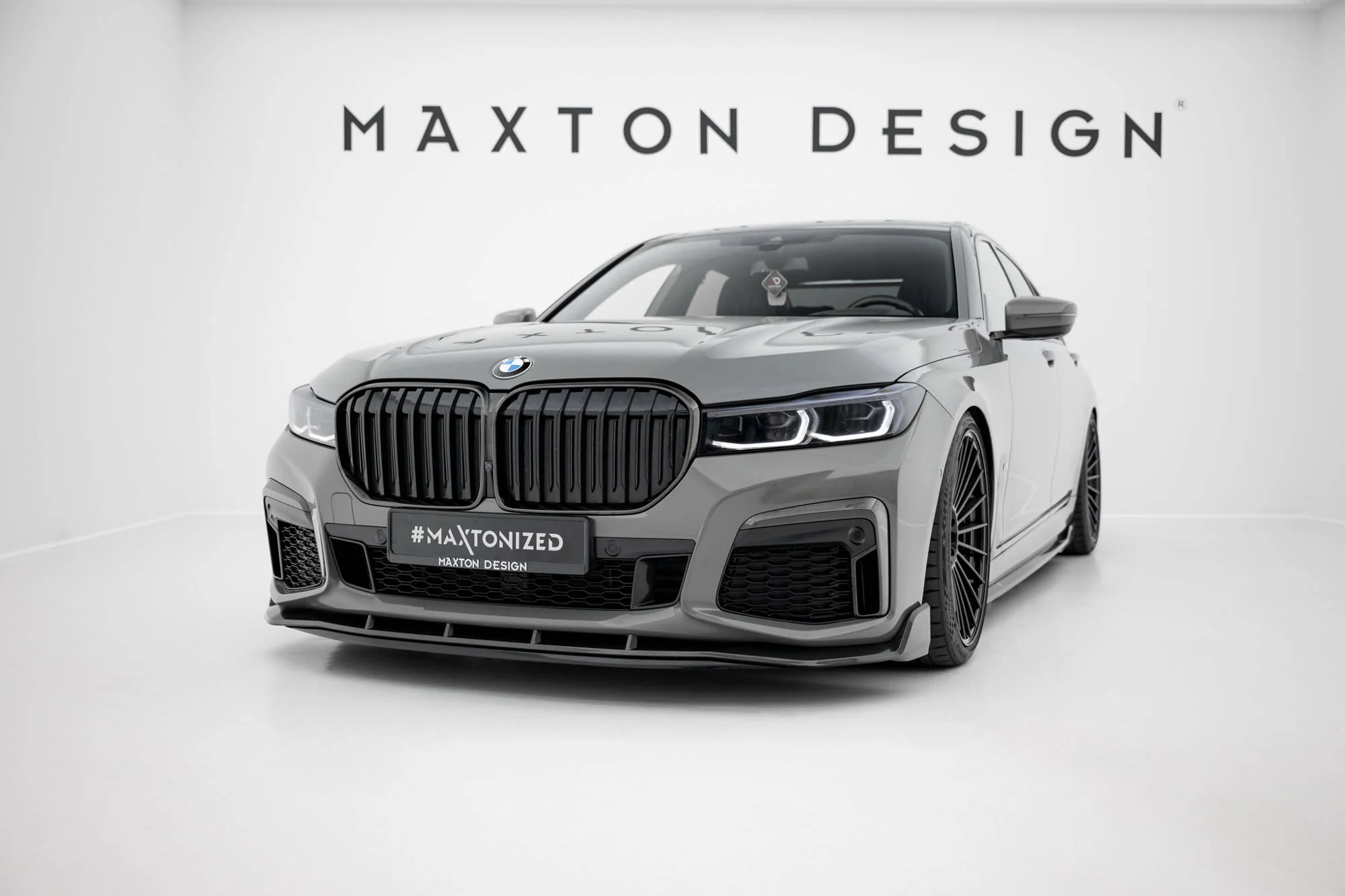 Carbon Fiber Front Splitter + ABS Splitter BMW 7 M-Pack G11 Facelift - Image 4