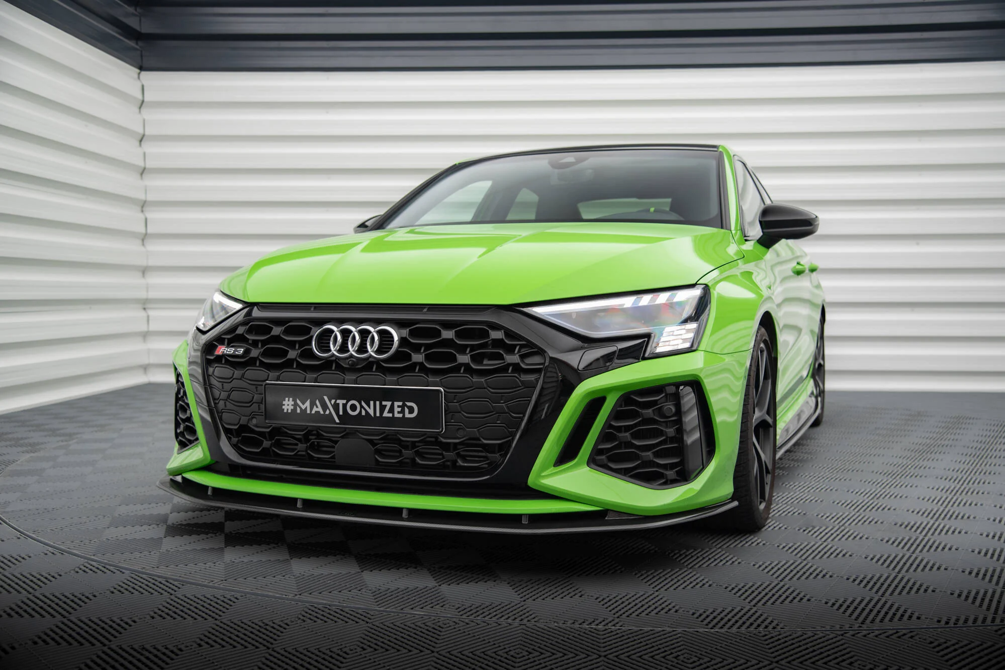 CARBON FIBER FRONT SPLITTER AUDI RS3 8Y - Image 2