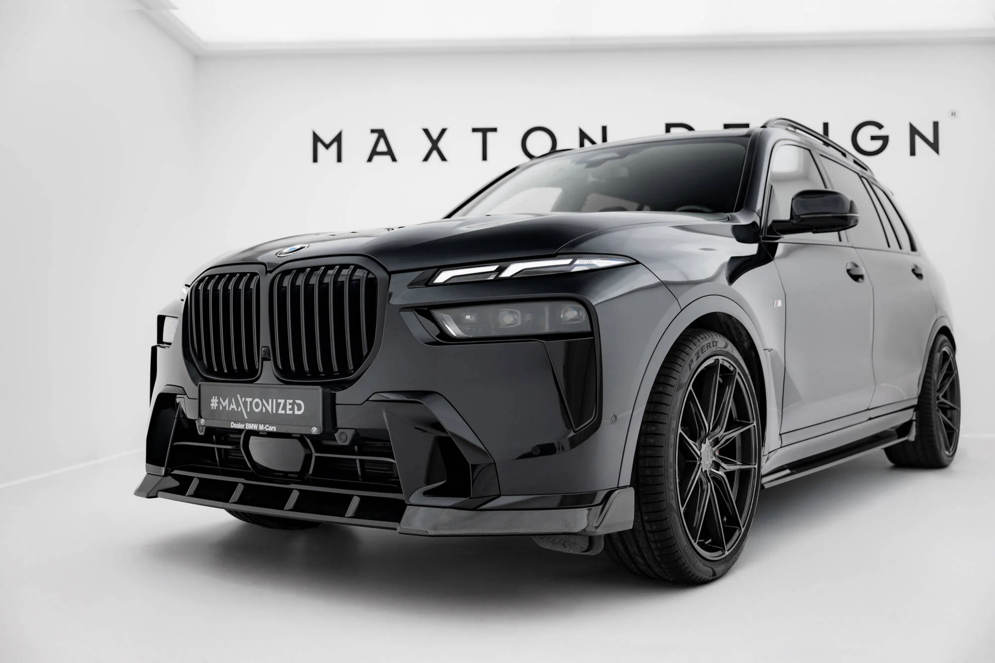 Carbon Fiber Front Splitter BMW X7 M-Pack G07 Facelift - Image 3