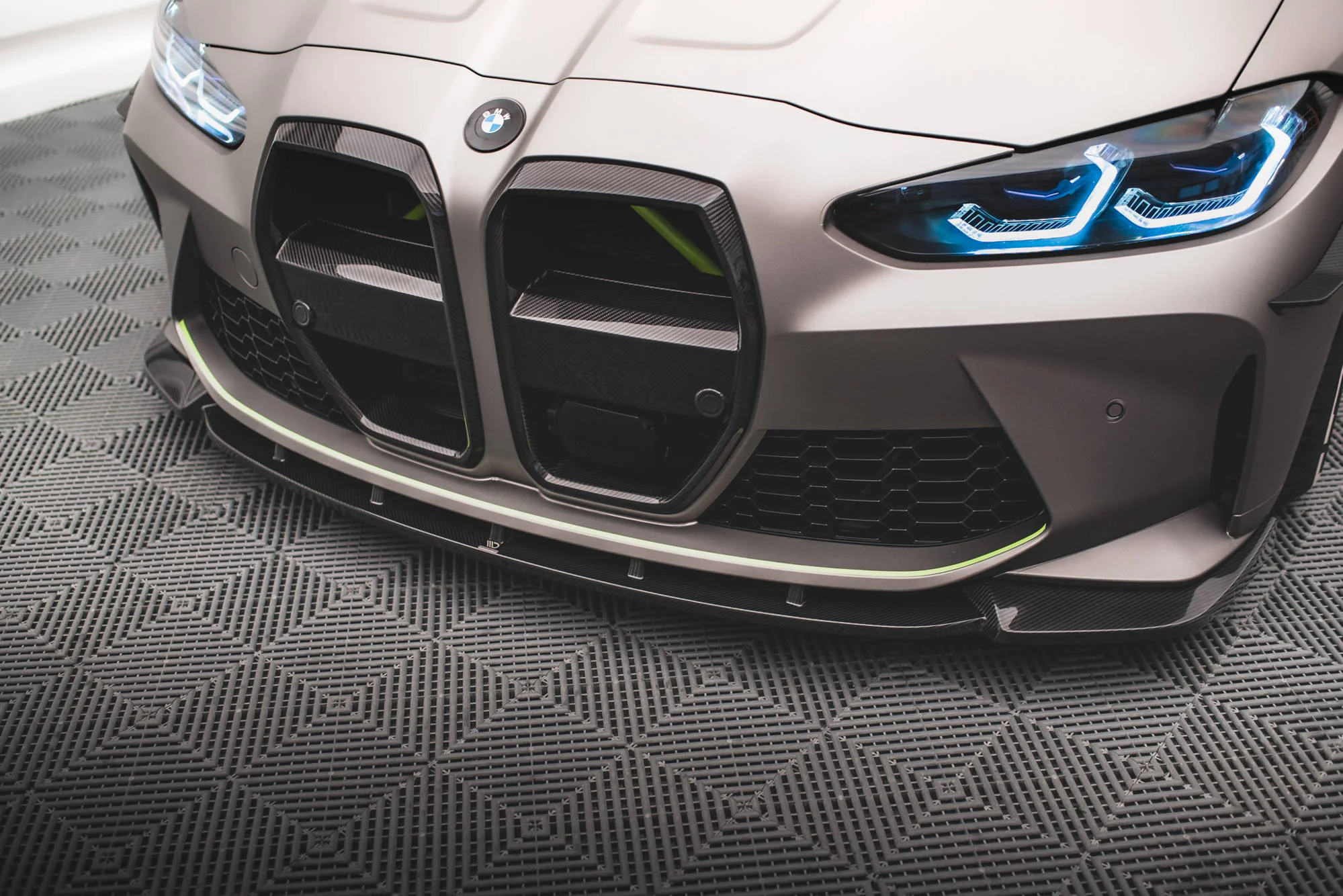 CARBON FIBER FRONT SPLITTER V.1 BMW M4 G82 / M3 G80 - Image 6