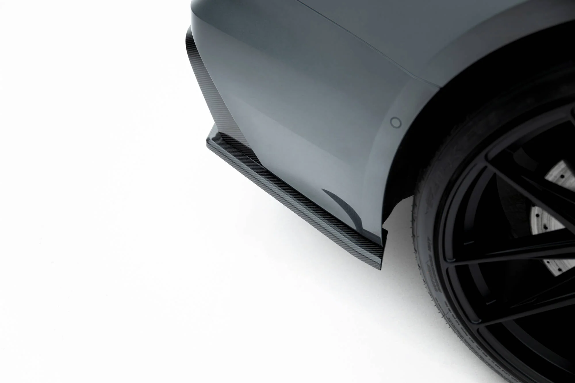 Carbon Fiber Rear Side Splitters Audi RS6 C8 (set for carbon fiber valance) - Image 3