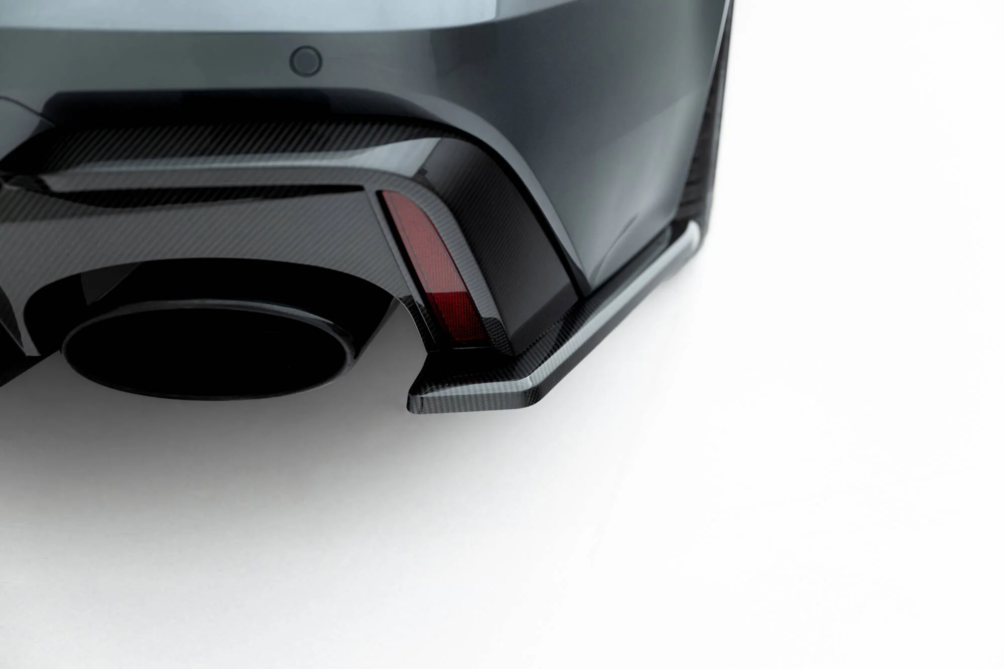 Carbon Fiber Rear Side Splitters Audi RS6 C8 (set for carbon fiber valance) - Image 4