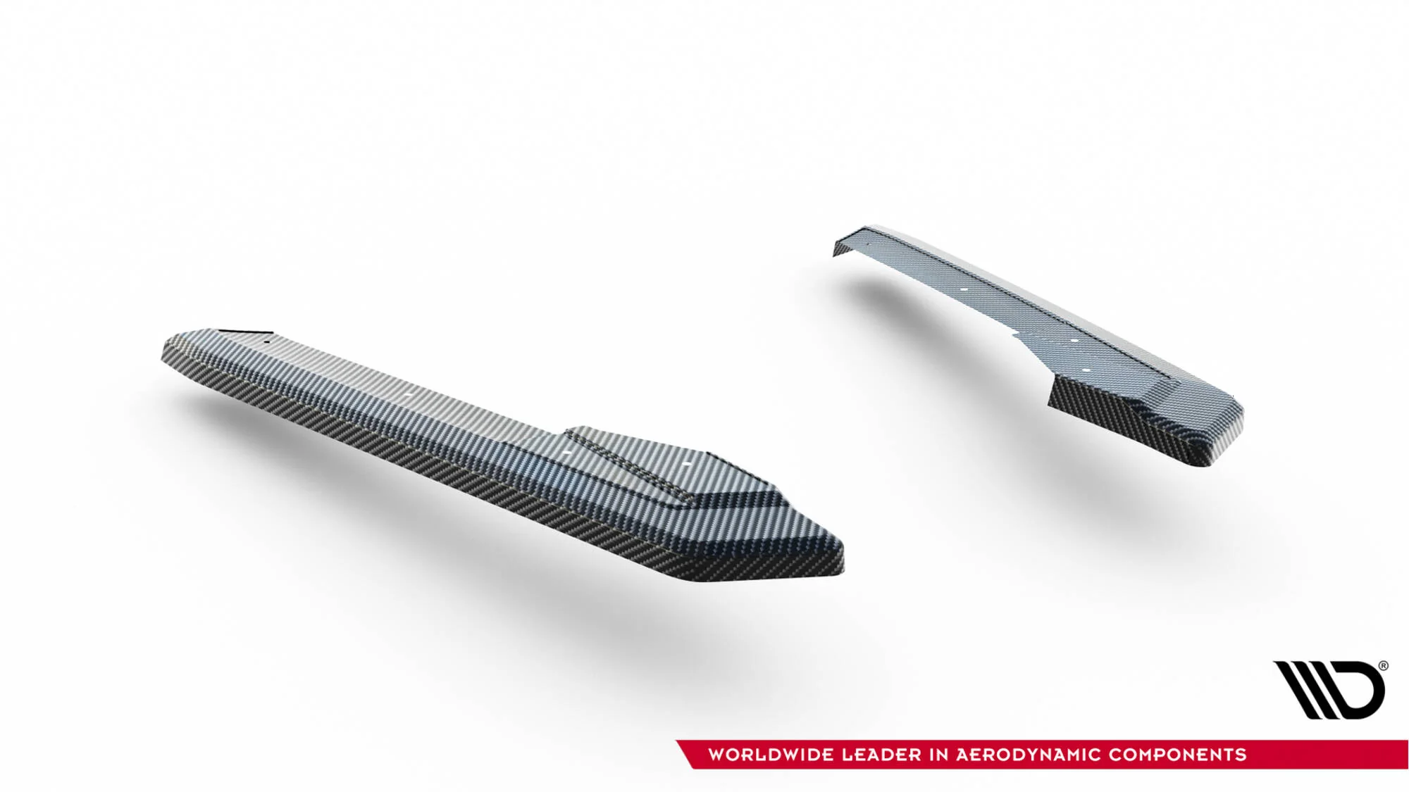 Carbon Fiber Rear Side Splitters Audi RS6 C8 (set for carbon fiber valance) - Image 7