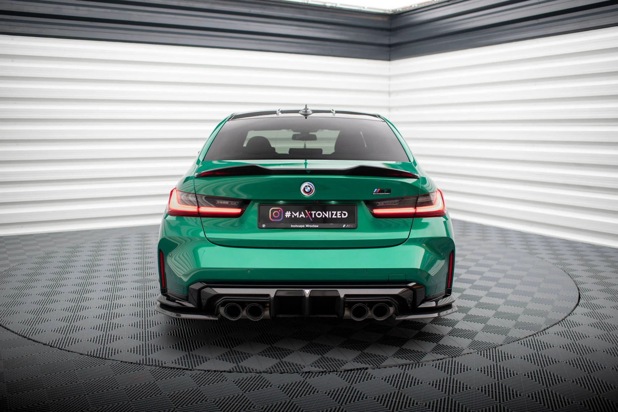 CARBON FIBER REAR SIDE SPLITTERS BMW M3 G80 (SET FOR DIFFUSER ONLY) - Image 6