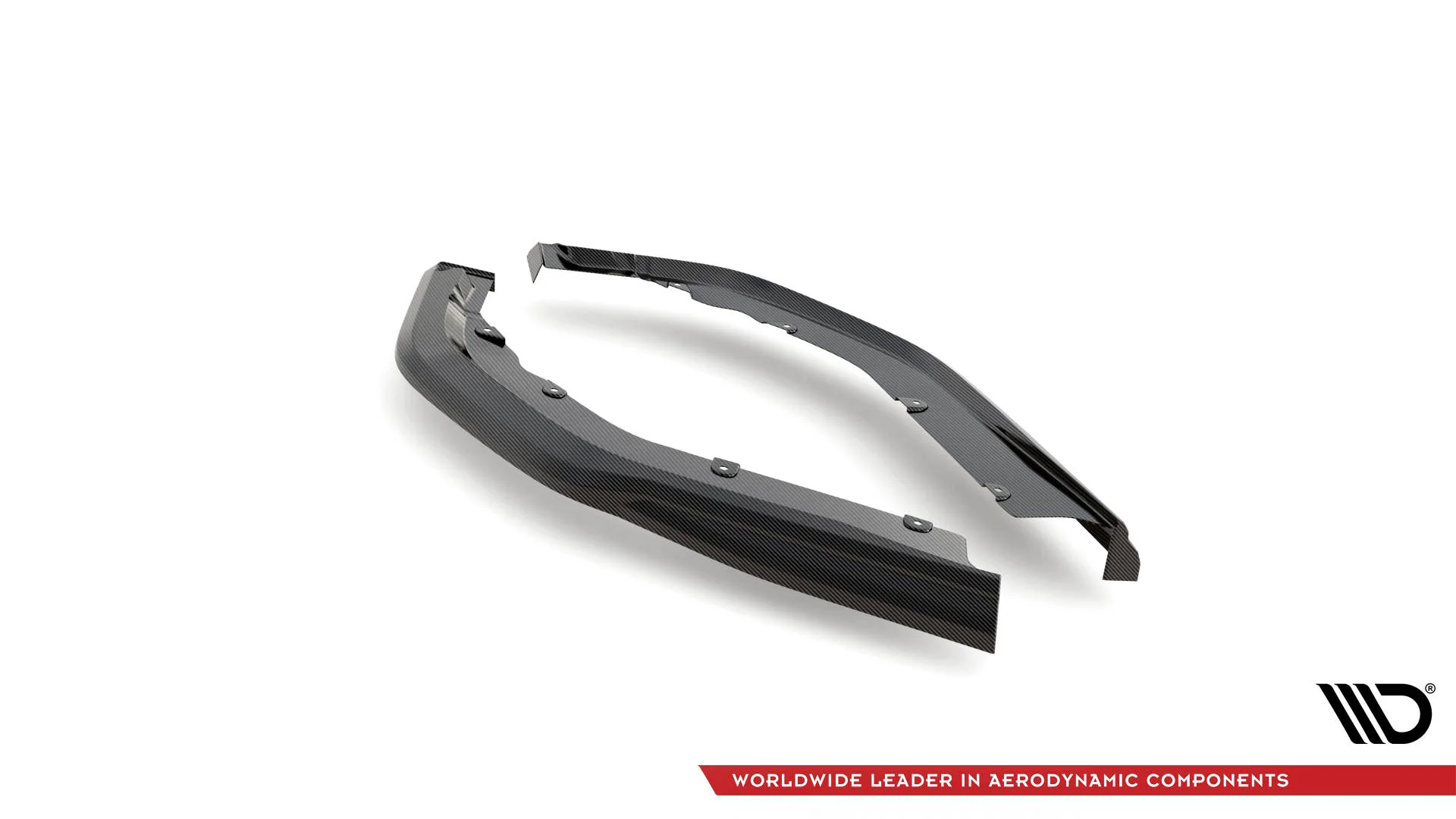 CARBON FIBER REAR SIDE SPLITTERS BMW M3 G80 (SET FOR DIFFUSER ONLY) - Image 8