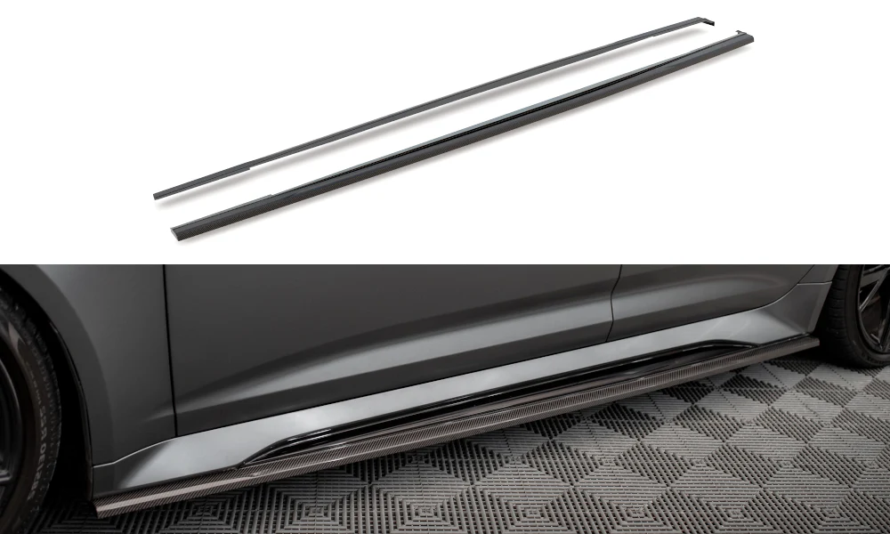 CARBON FIBER SIDE SKIRTS AUDI RS6 C8 / RS7 C8