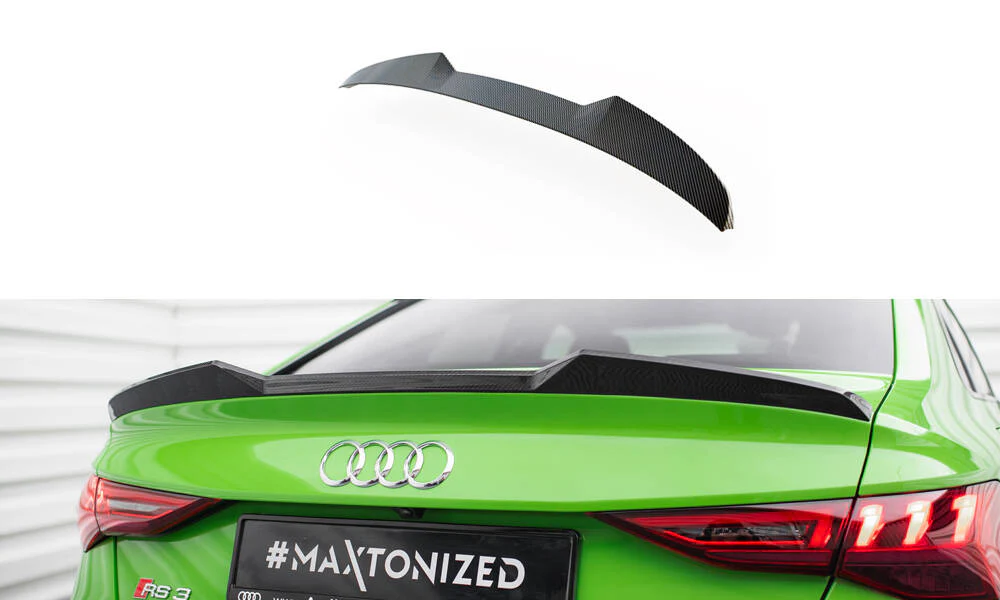 CARBON FIBER TAILGATE SPOILER AUDI RS3 SEDAN 8Y