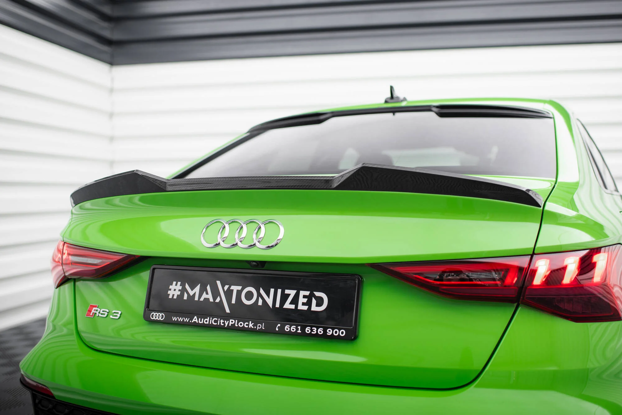 CARBON FIBER TAILGATE SPOILER AUDI RS3 SEDAN 8Y - Image 3