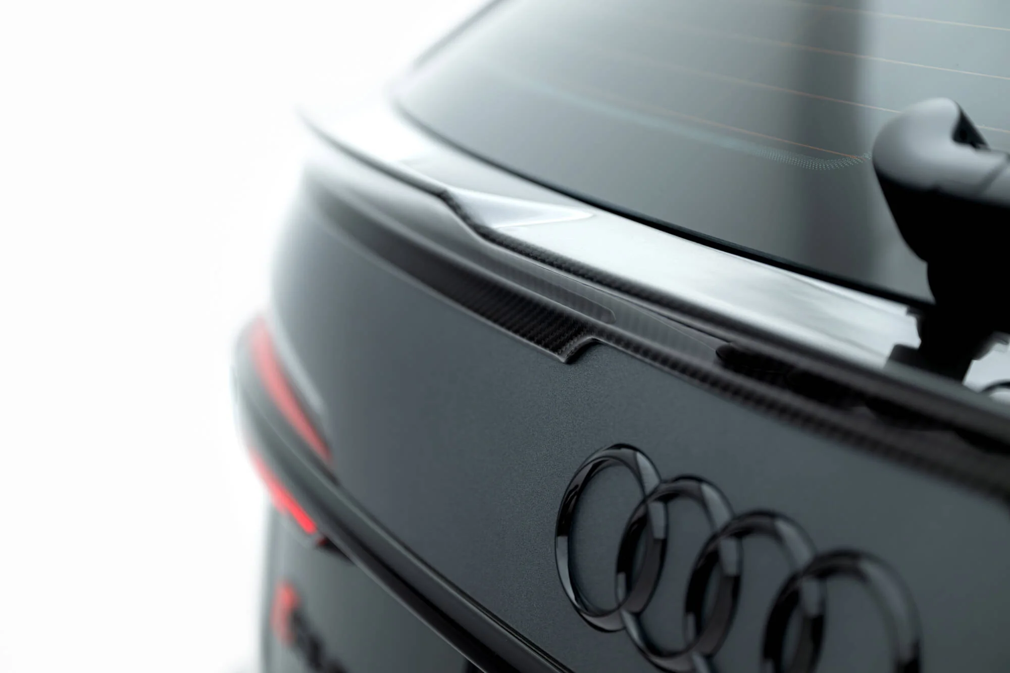 Carbon Fiber Tailgate Spoiler (Lower) Audi RS6 C8 - Image 2