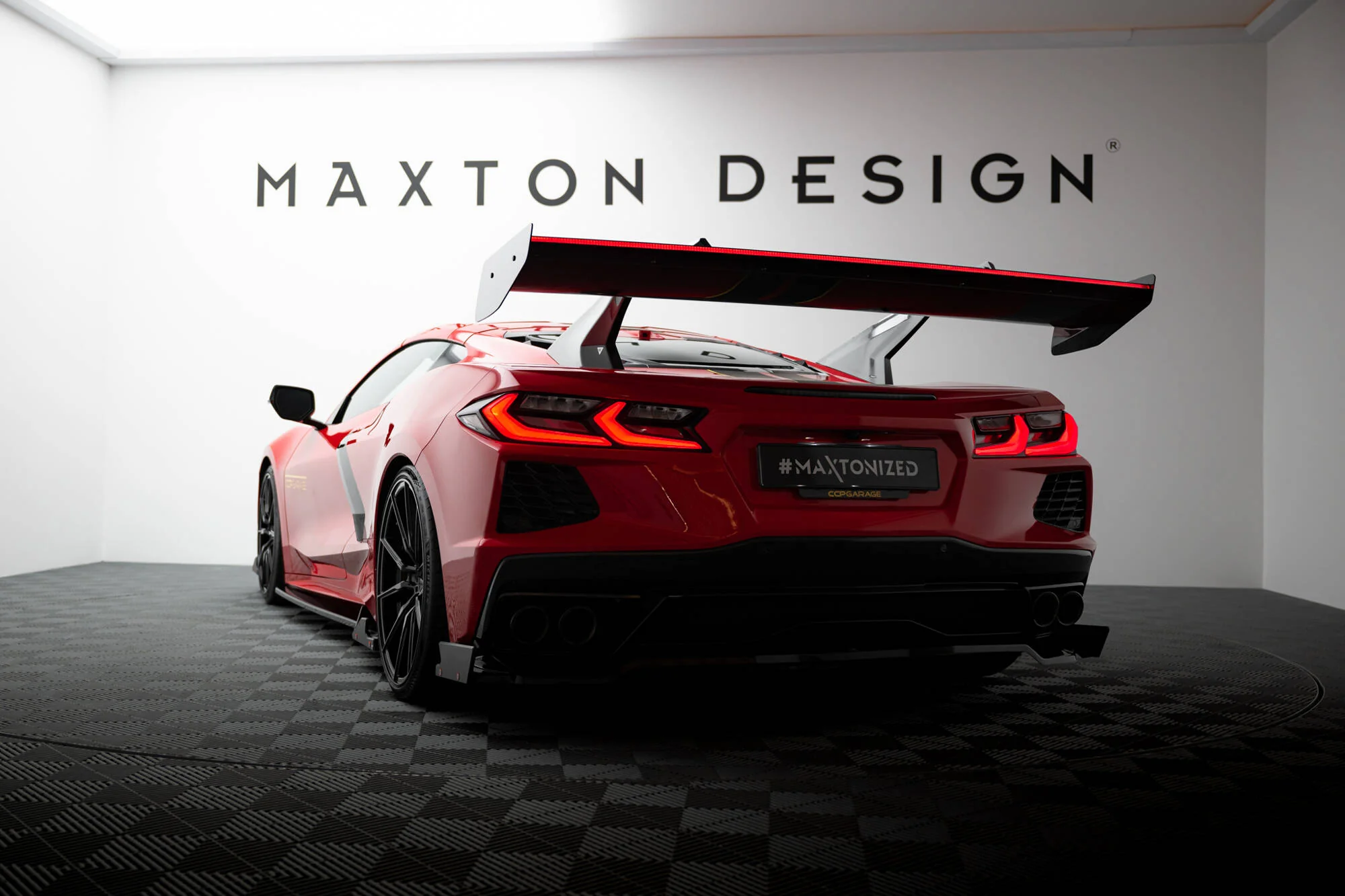 Carbon Spoiler + LED Chevrolet Corvette C8 - Image 5