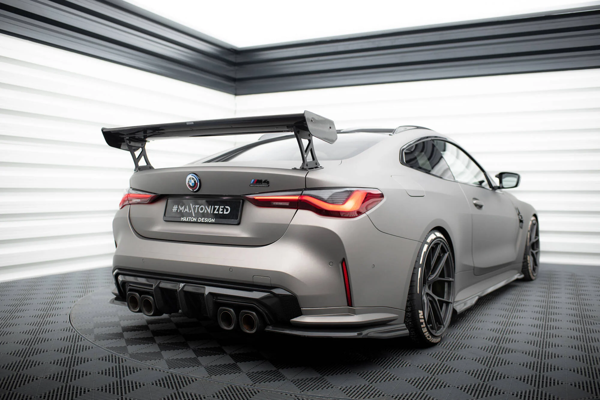 Carbon Spoiler With External Brackets Uprights BMW M4 G82 / M440i G22 / 4 M-Pack G22 - Image 2