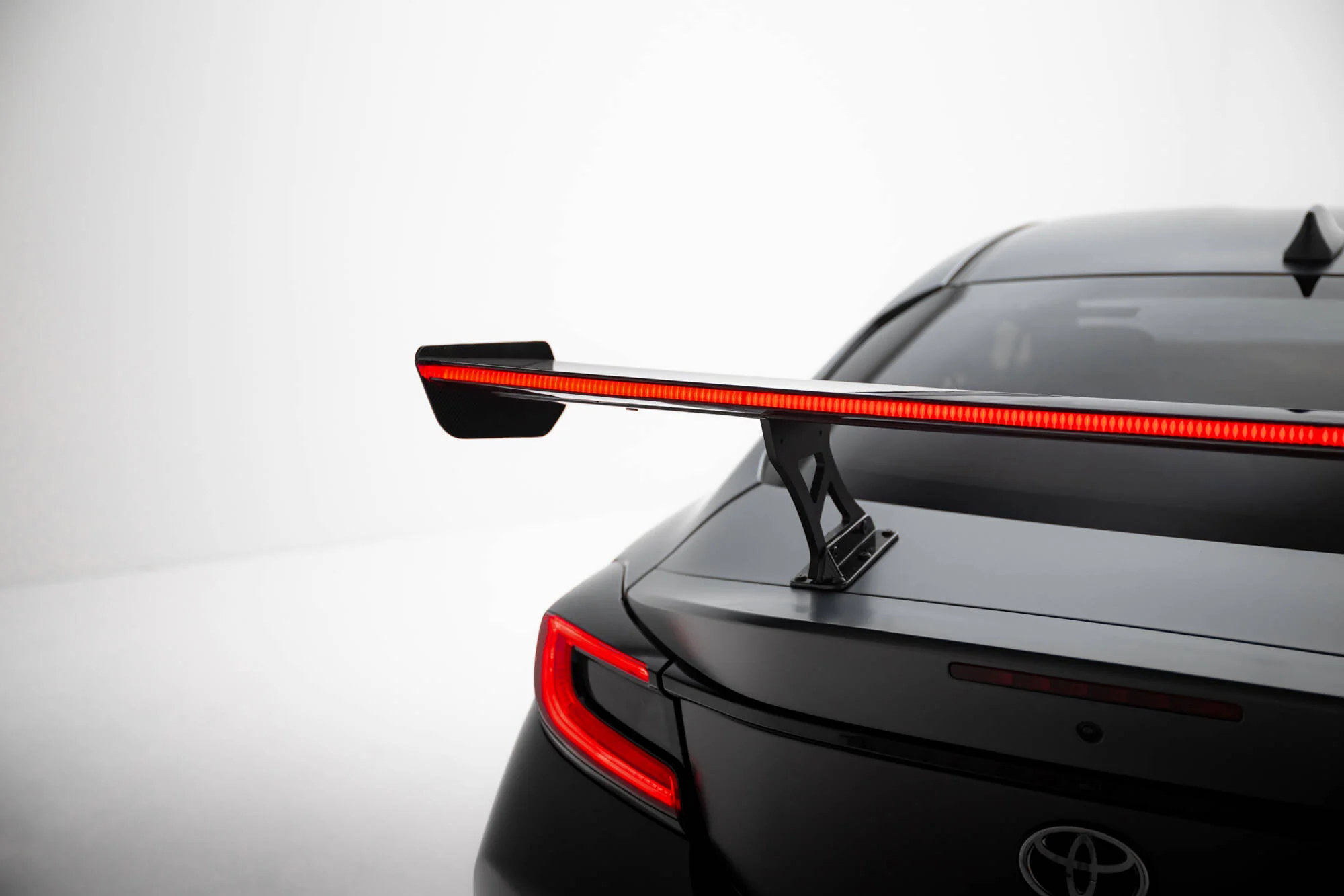 Carbon Spoiler With Internal Brackets Uprights + LED Toyota GR86 - Image 8