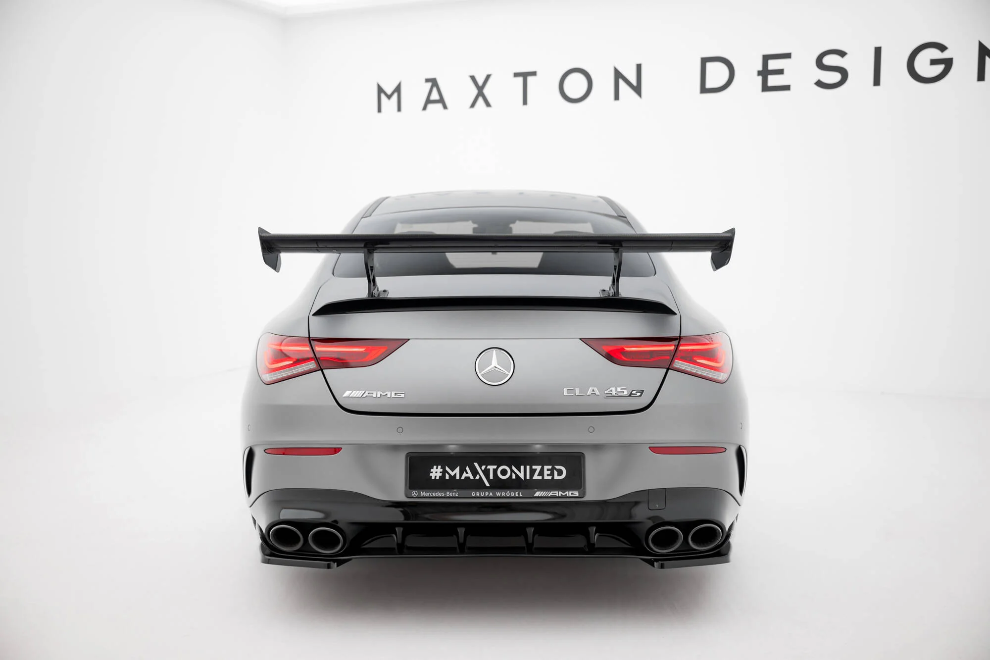 Carbon Spoiler With Internal Brackets Uprights Mercedes-Benz CLA Coupe C118 - Image 2