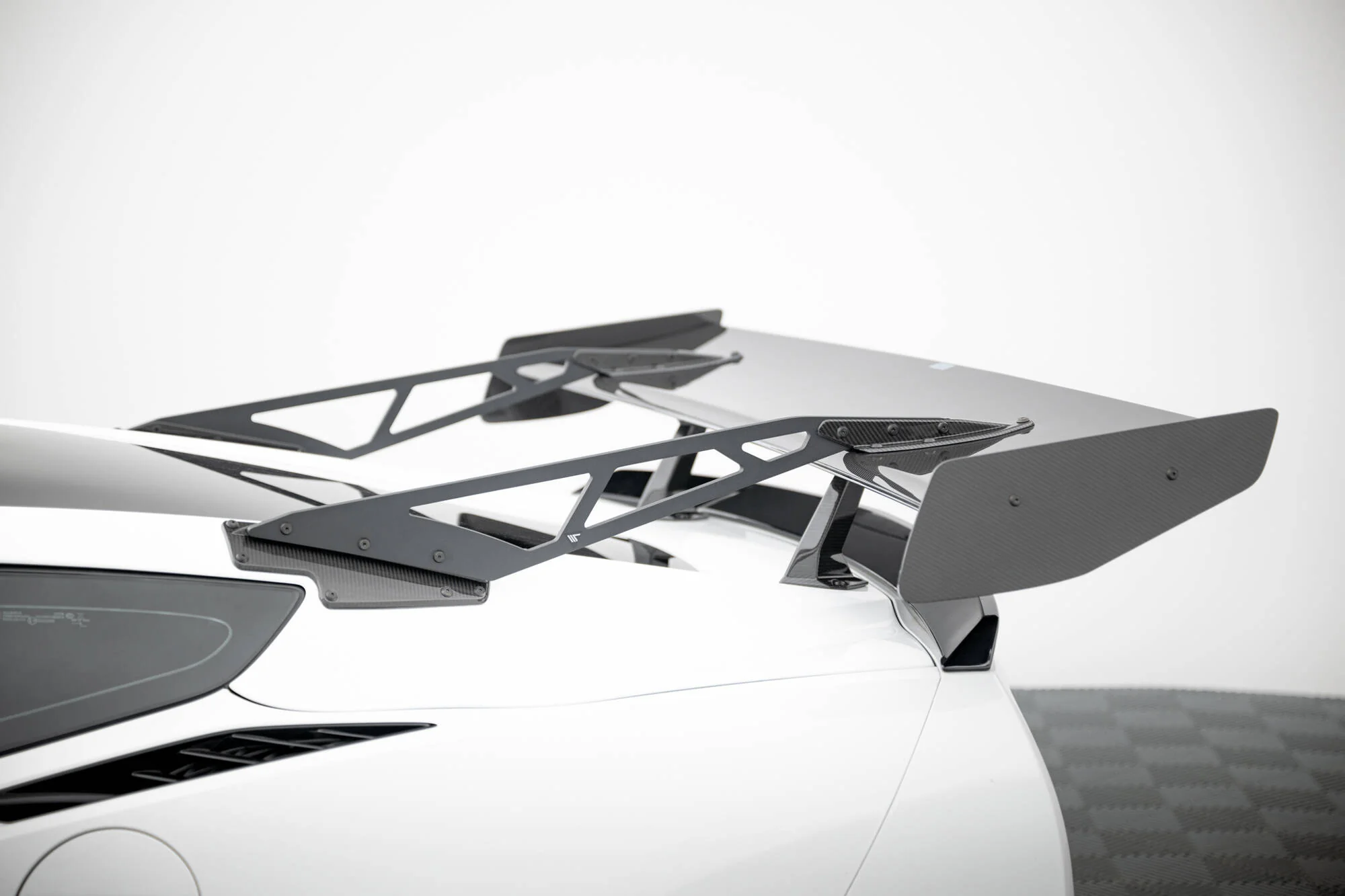 Carbon Spoiler With Upper Swan Mounting Chevrolet Corvette Stingray / Grand Sport C7 - Image 11