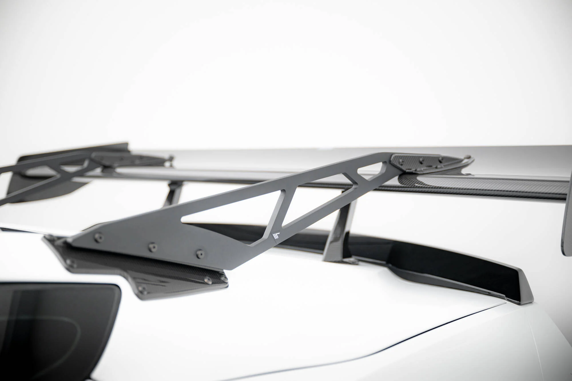 Carbon Spoiler With Upper Swan Mounting + LED Chevrolet Corvette Stingray / Grand Sport C7 - Image 14