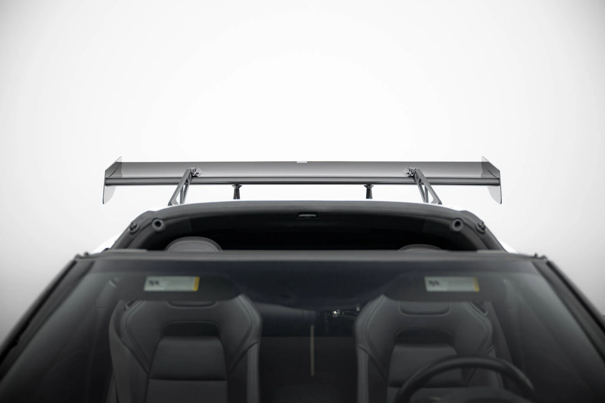 Carbon Spoiler With Upper Swan Mounting + LED Chevrolet Corvette Stingray / Grand Sport C7 - Image 16