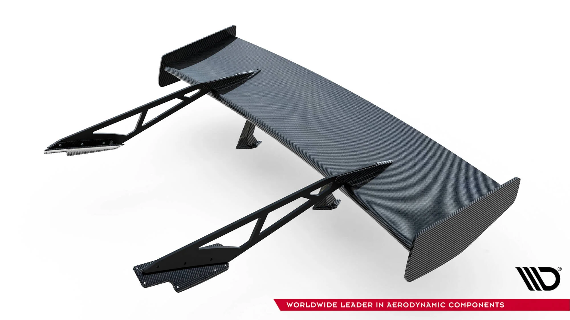 Carbon Spoiler With Upper Swan Mounting + LED Chevrolet Corvette Stingray / Grand Sport C7 - Image 24