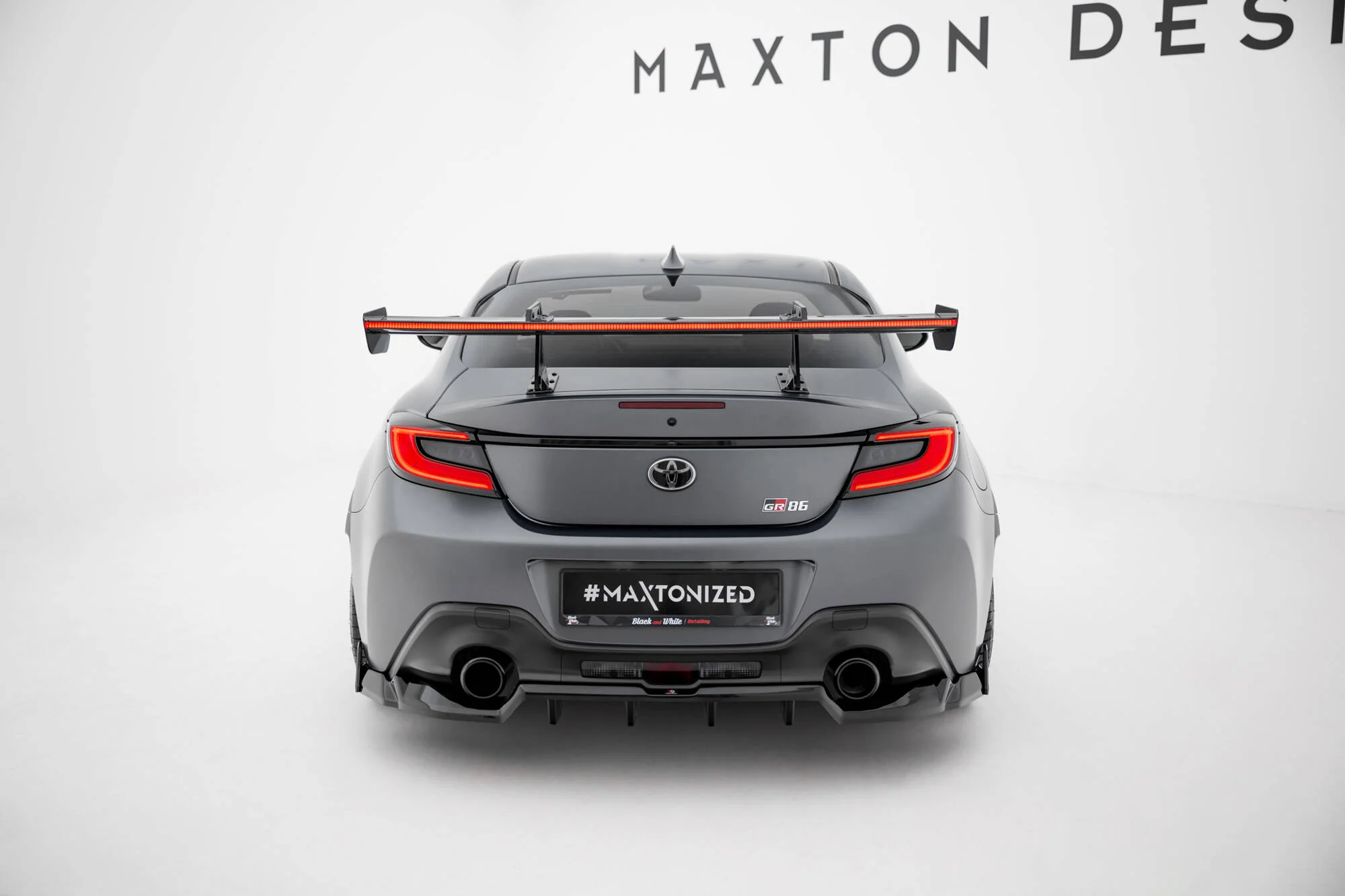 Carbon Spoiler With Upper Swan Mounting + LED Toyota GR86 - Image 2