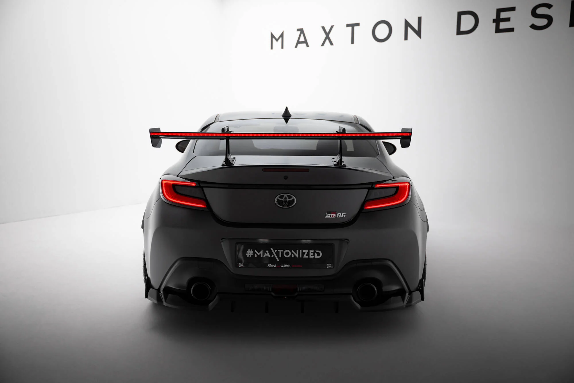 Carbon Spoiler With Upper Swan Mounting + LED Toyota GR86 - Image 3