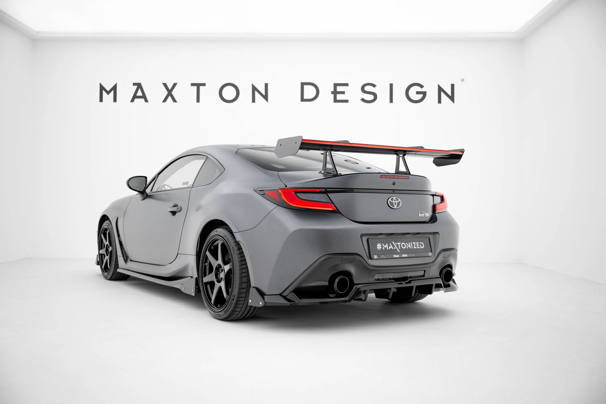 Carbon Spoiler With Upper Swan Mounting + LED Toyota GR86 - Image 4