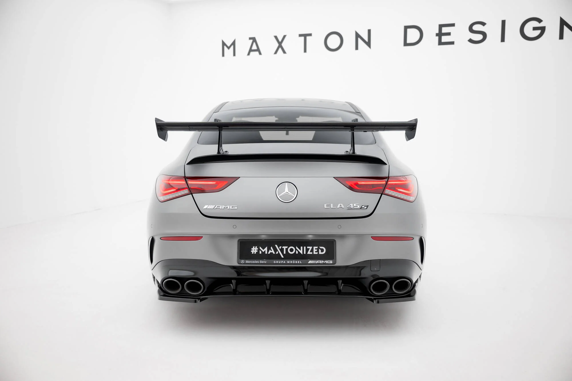 Carbon Spoiler With Upper Swan Mounting Mercedes-Benz CLA Coupe C118 - Image 2