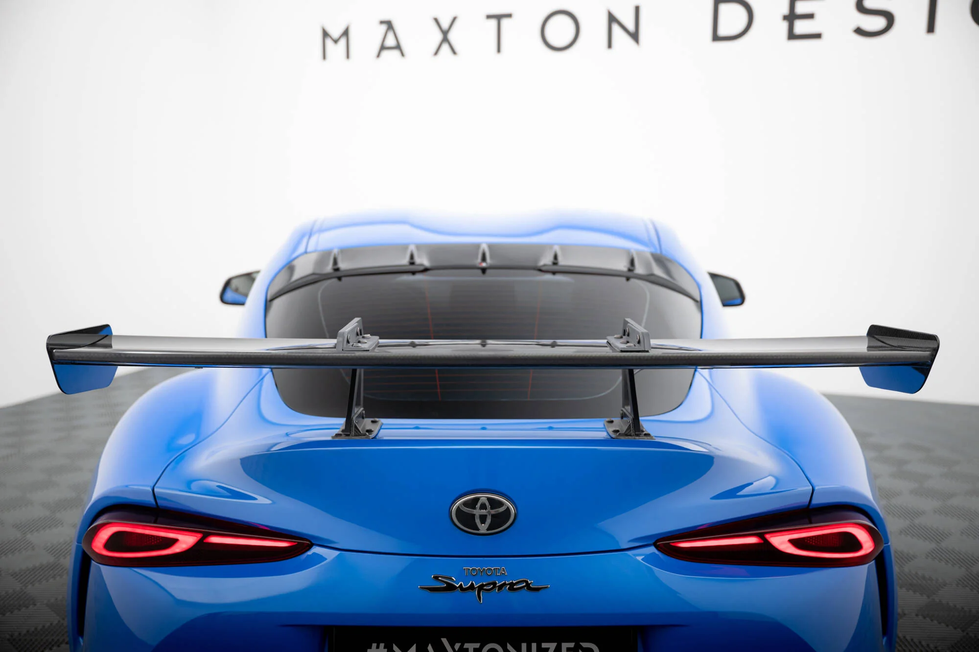 CARBON SPOILER WITH UPPER SWAN MOUNTING TOYOTA SUPRA MK5 - Image 2