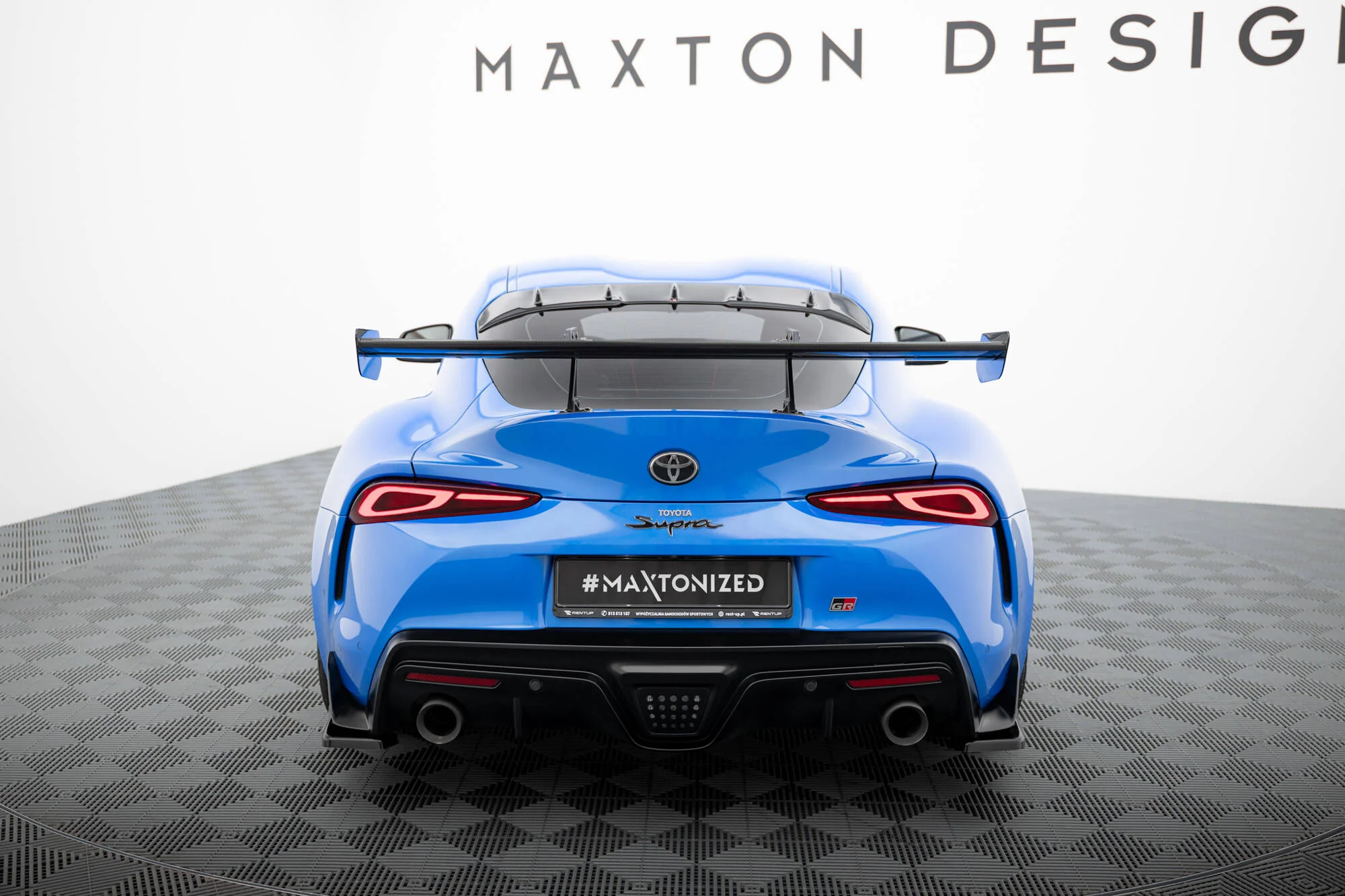 CARBON SPOILER WITH UPPER SWAN MOUNTING TOYOTA SUPRA MK5 - Image 3
