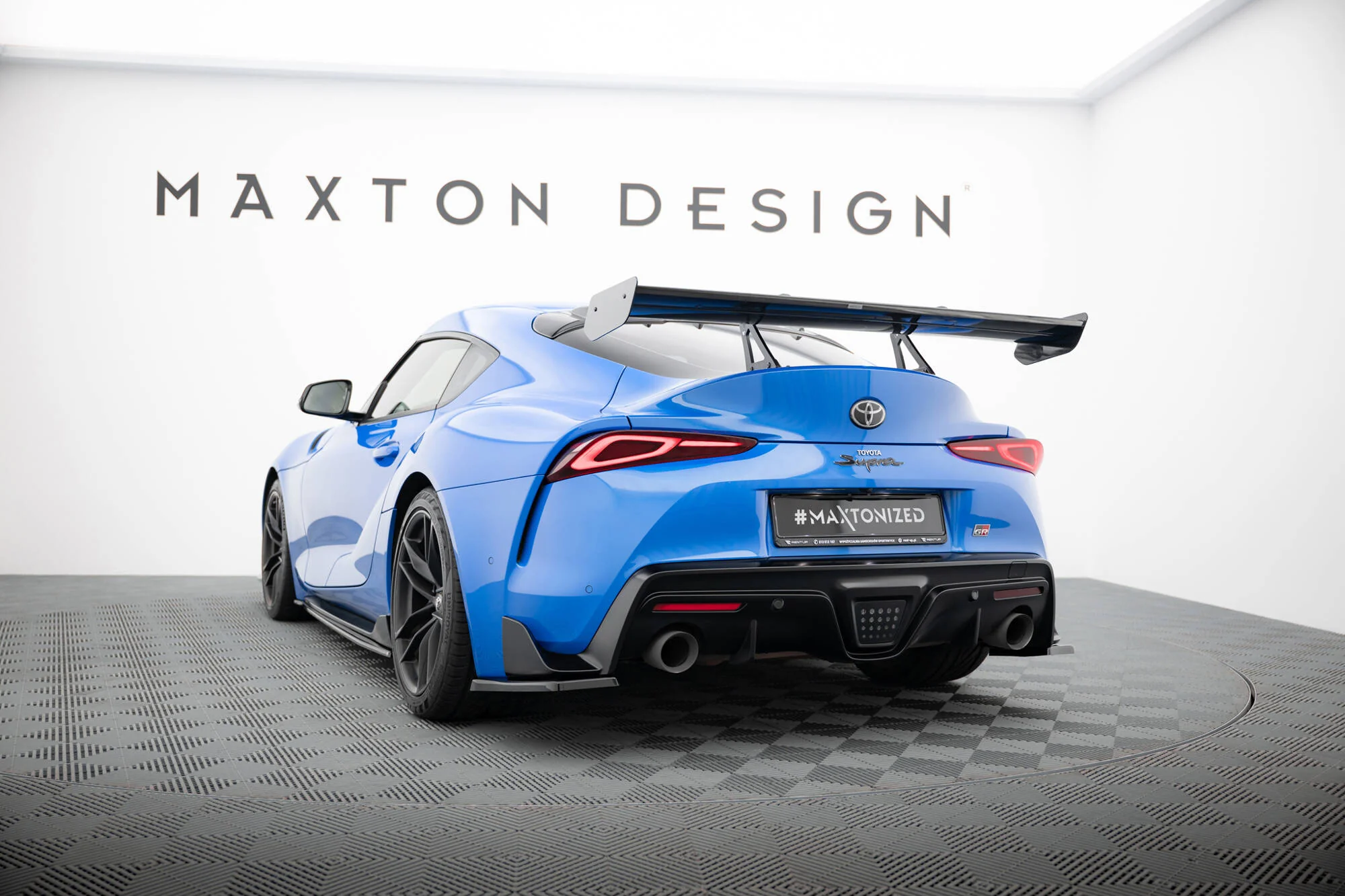CARBON SPOILER WITH UPPER SWAN MOUNTING TOYOTA SUPRA MK5 - Image 5