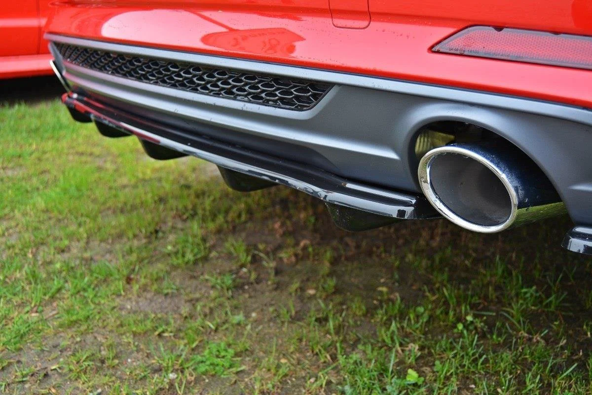 CENTRAL REAR SPLITTER AUDI A5 S-LINE F5 COUPE / SPORTBACK (WITH VERTICAL BARS) - Image 3