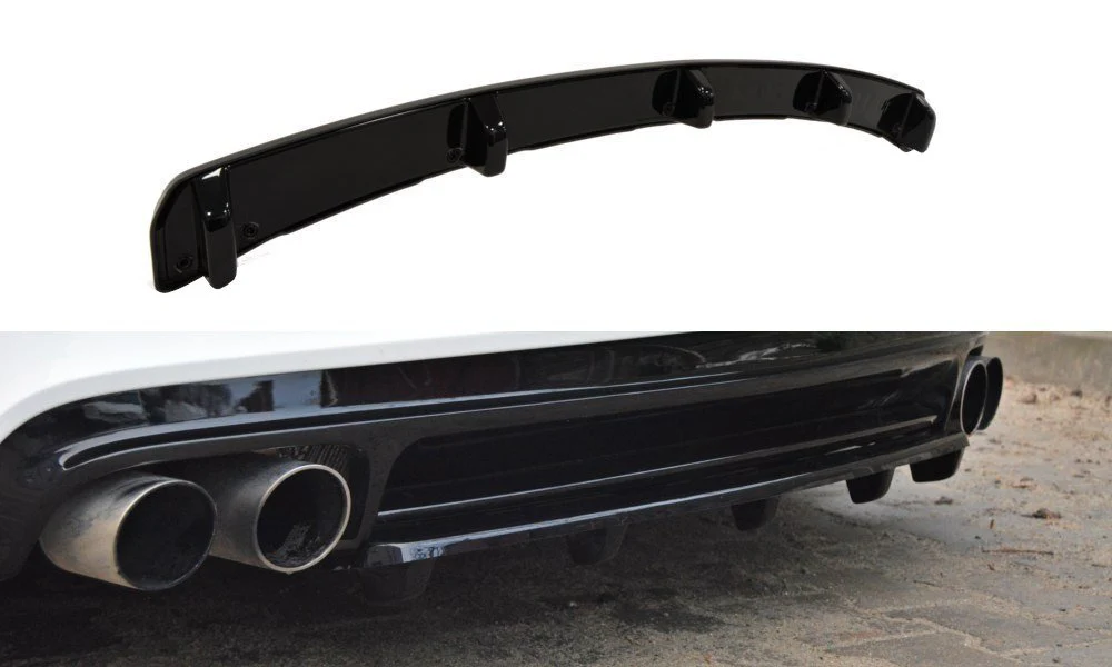 CENTRAL REAR SPLITTER AUDI TT S 8J (WITH A VERTICAL BAR)