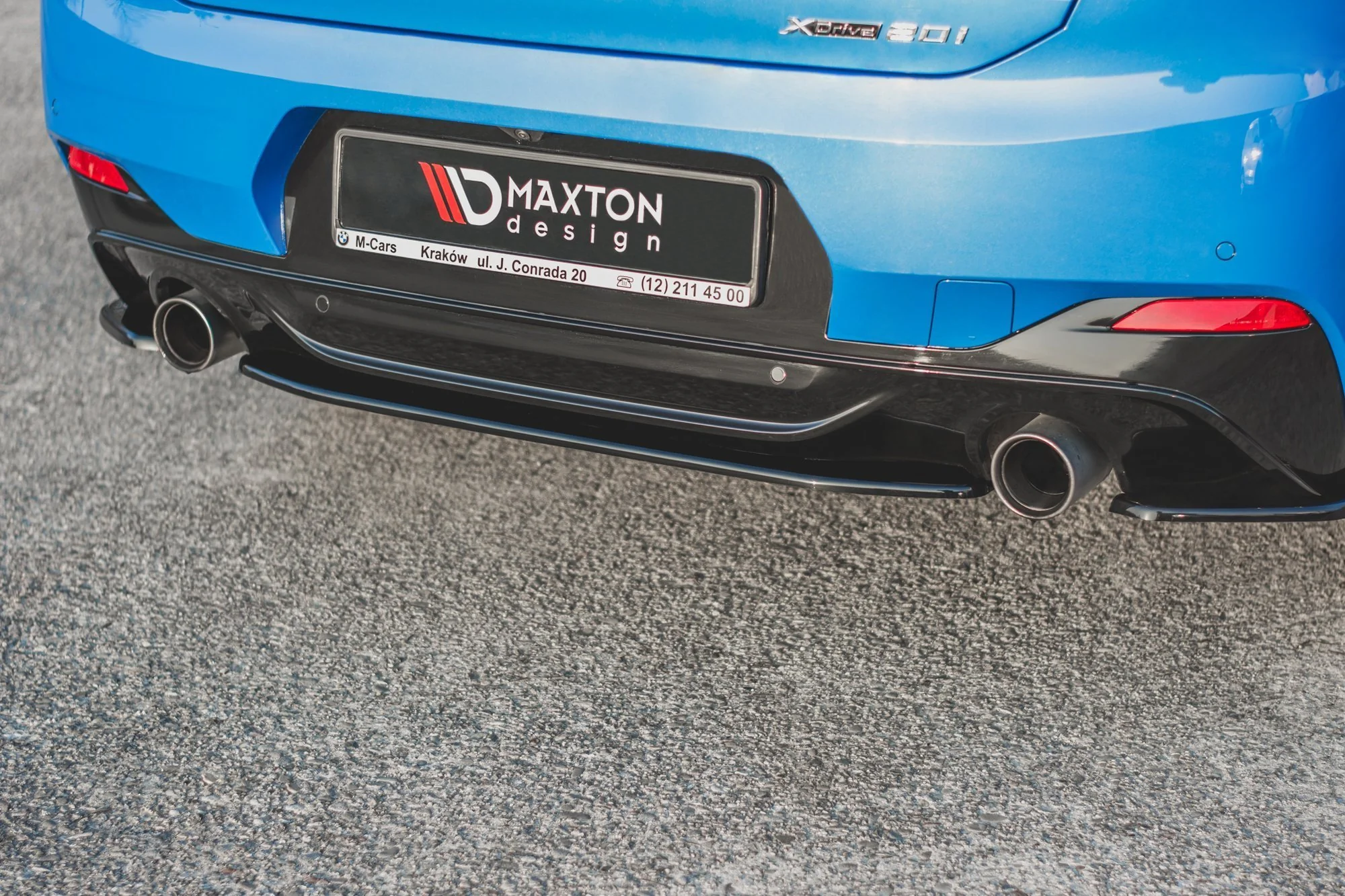 CENTRAL REAR SPLITTER BMW X2 F39 M-PACK - Image 3