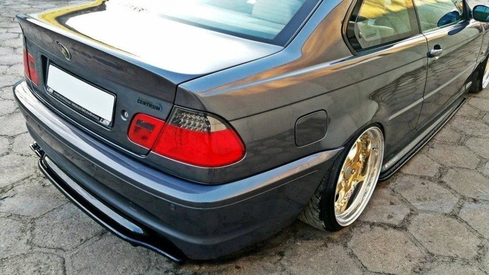 CENTRAL REAR SPLITTER FOR BMW 3 E46 MPACK COUPE (WITHOUT VERTICAL BARS) - Image 2