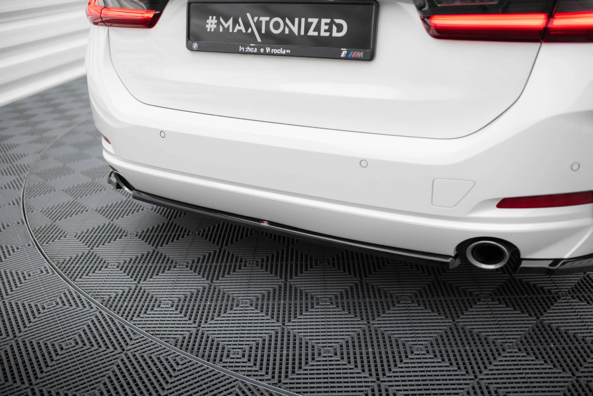 CENTRAL REAR SPLITTER FOR BMW 3 SEDAN / TOURING G20 / G21 FACELIFT - Image 3