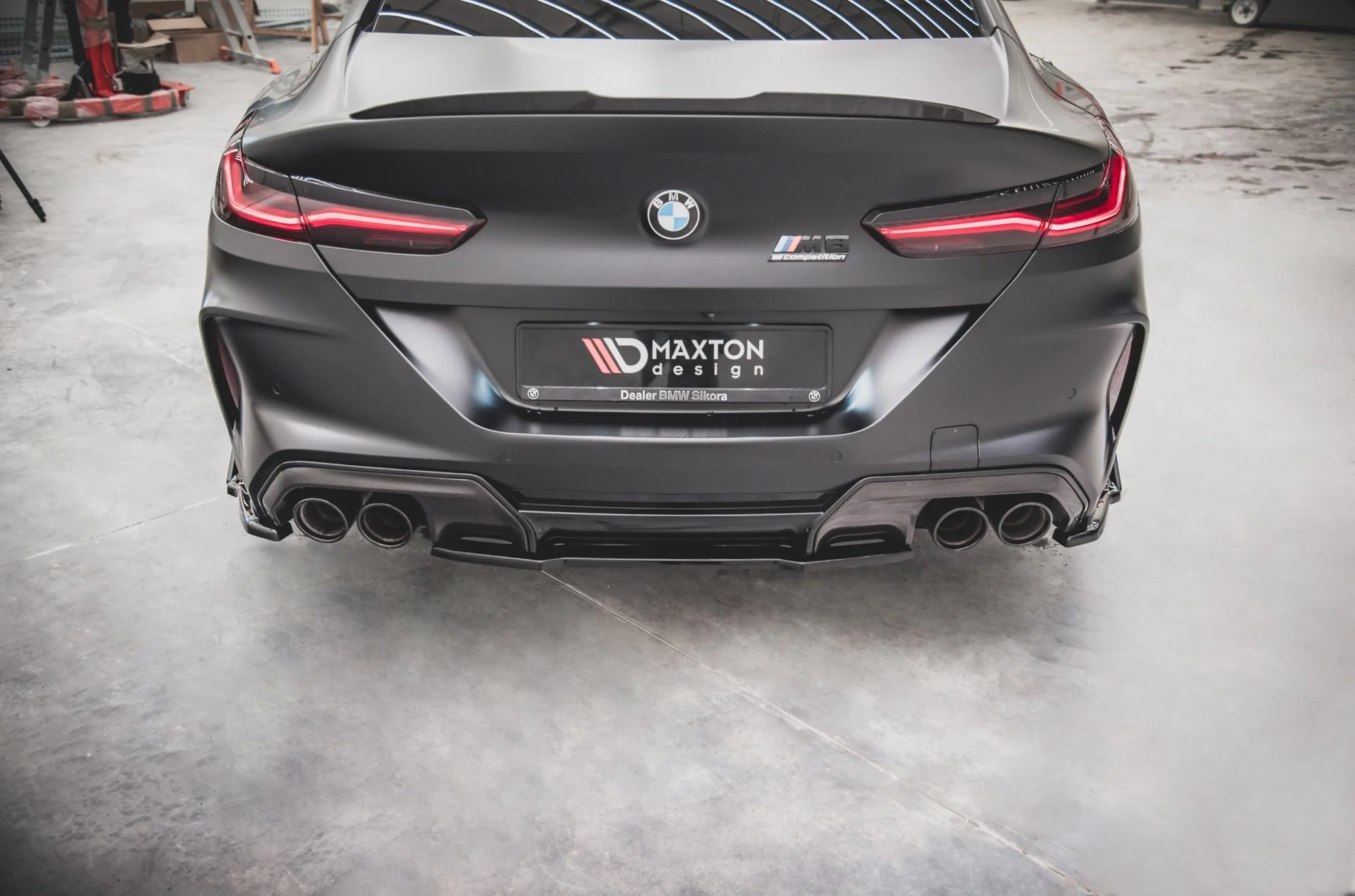 CENTRAL REAR SPLITTER FOR BMW M8 GRAN COUPE F93 / COUPE F92 - Image 2