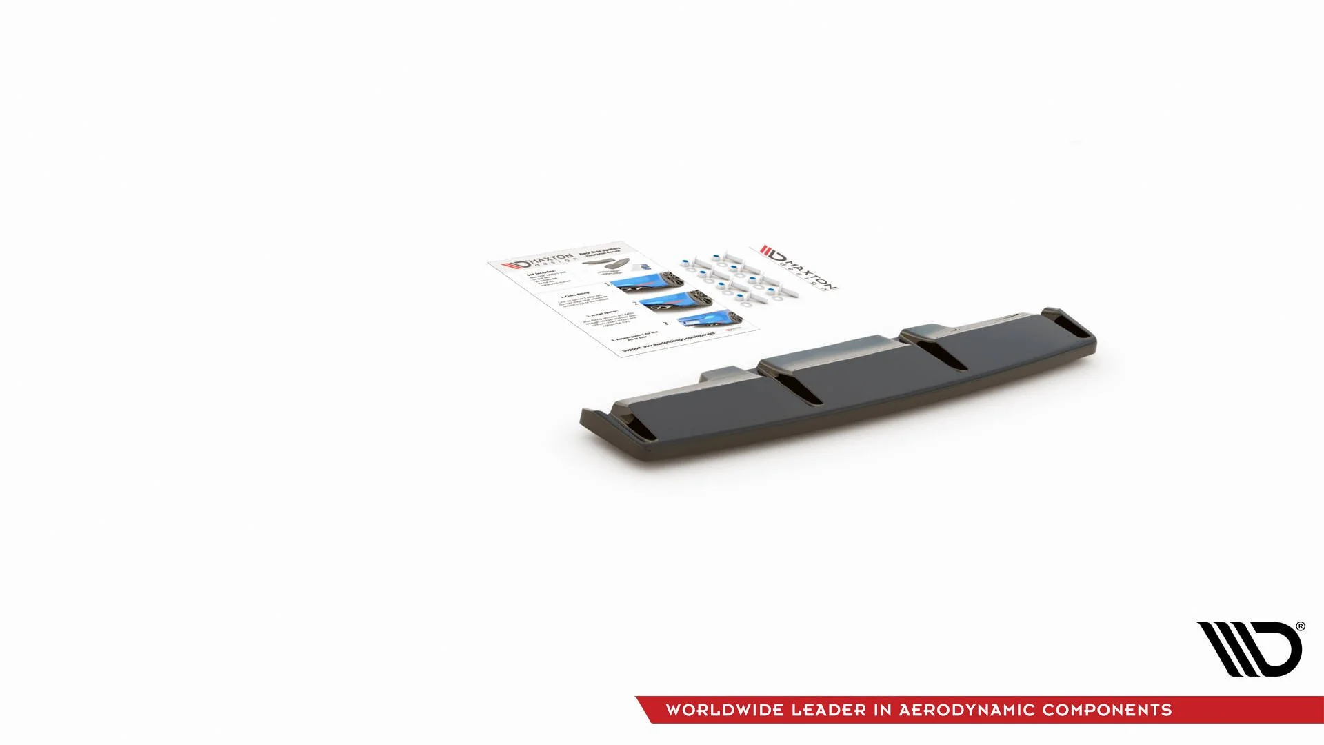 CENTRAL REAR SPLITTER FOR VOLKSWAGEN GOLF R MK8 - Image 5