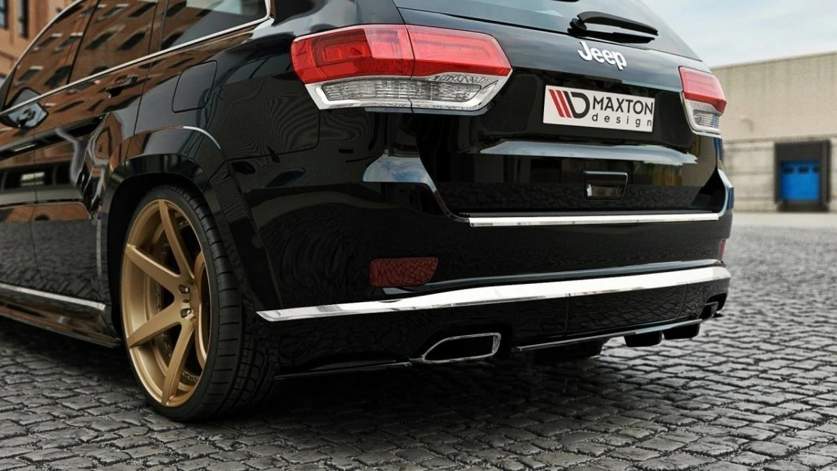 CENTRAL REAR SPLITTER JEEP GRAND CHEROKEE WK2 SUMMIT FACELIFT (WITH A VERTICAL BAR) - Image 5