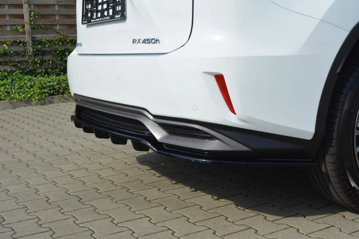 CENTRAL REAR SPLITTER LEXUS RX MK4 H (WITH VERTICAL BARS) - Image 3