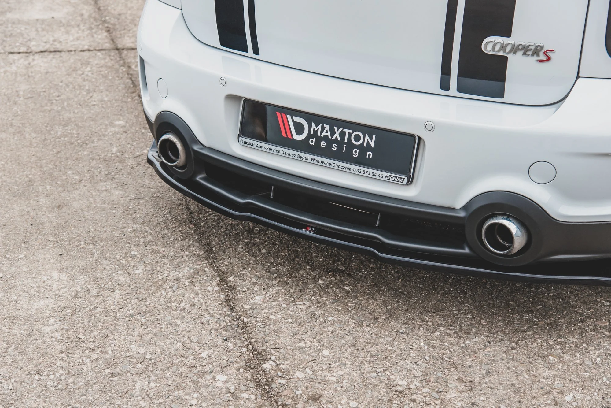 CENTRAL REAR SPLITTER MINI COUNTRYMAN MK1 JCW - Image 3