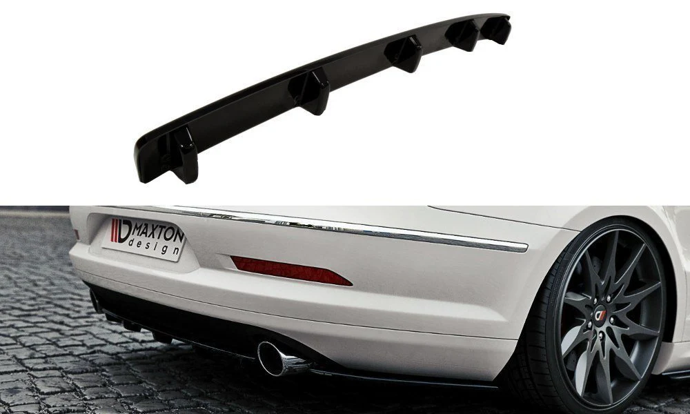 CENTRAL REAR SPLITTER VW PASSAT CC R36 RLINE (PREFACE) (WITH VERTICAL BARS)