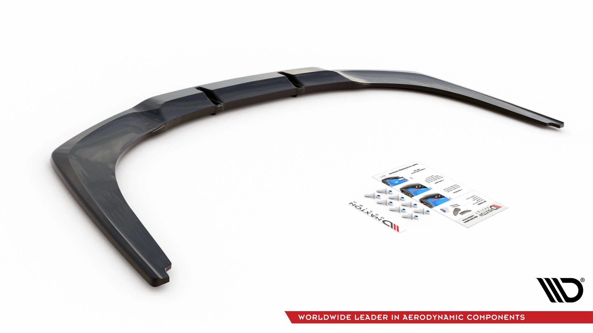 CENTRAL REAR SPLITTER (WITH VERTICAL BARS) BMW 8 GRAN COUPE M-PACK G16 - Image 5