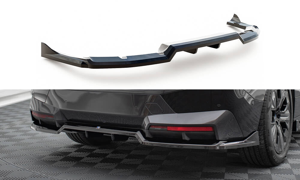 CENTRAL REAR SPLITTER (WITH VERTICAL BARS) BMW IX Sport / M60