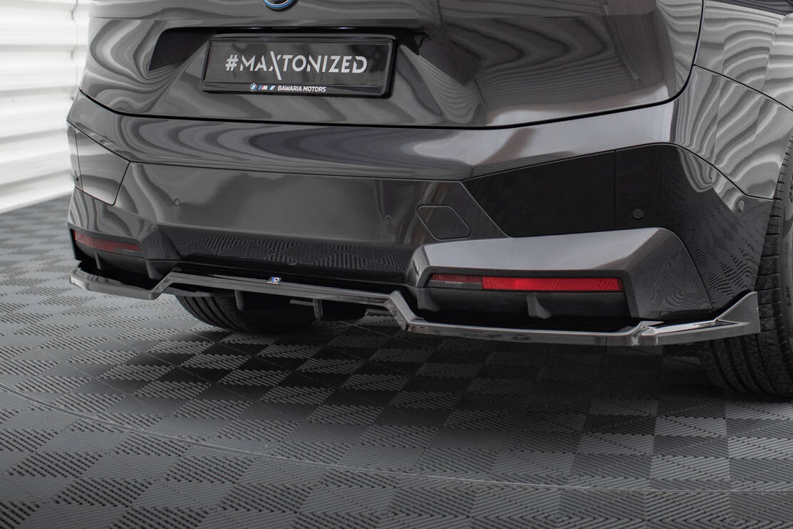 CENTRAL REAR SPLITTER (WITH VERTICAL BARS) BMW IX Sport / M60 - Image 3