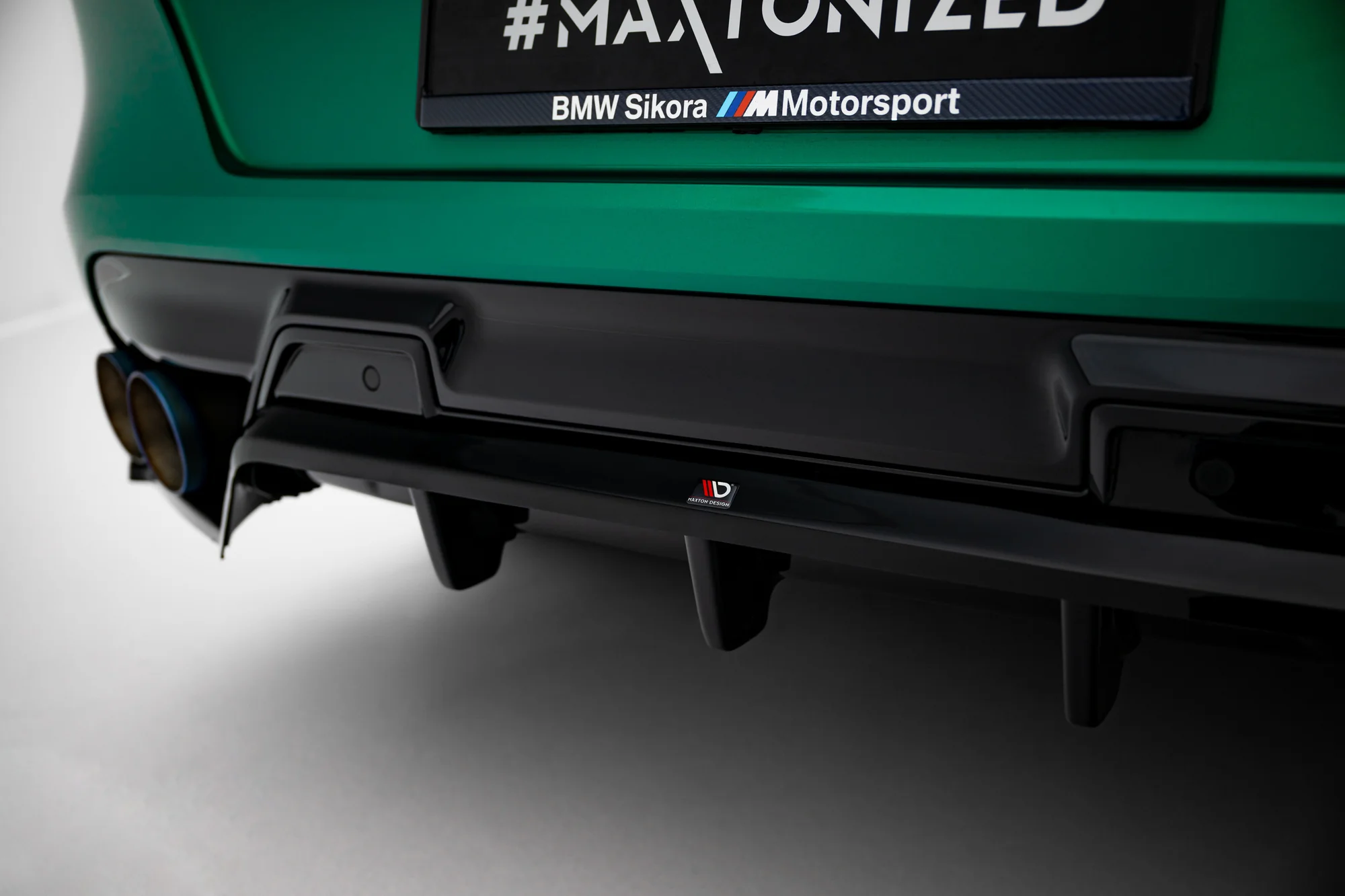 CENTRAL REAR SPLITTER (WITH VERTICAL BARS) BMW X6 M F96 / F96 Facelift - Image 8