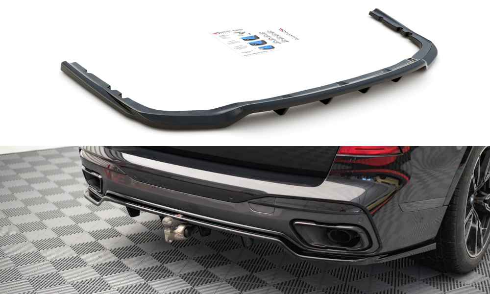 CENTRAL REAR SPLITTER (WITH VERTICAL BARS) BMW X7 M G07