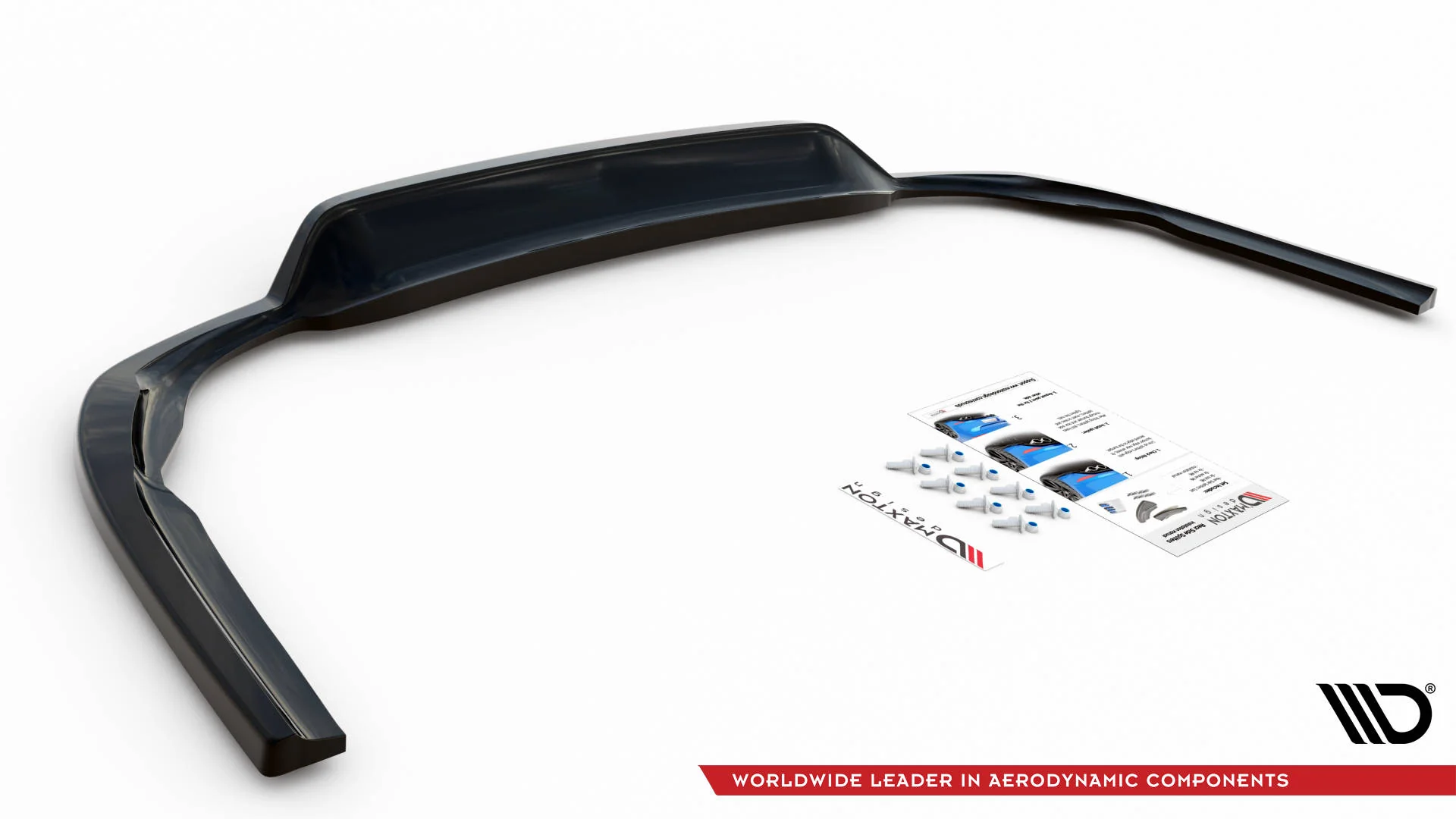 CENTRAL REAR SPLITTER (WITH VERTICAL BARS) DODGE CHARGER RT MK7 FACELIFT - Image 5