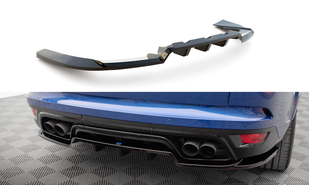 CENTRAL REAR SPLITTER (WITH VERTICAL BARS) LAND ROVER RANGE ROVER SPORT SVR MK2