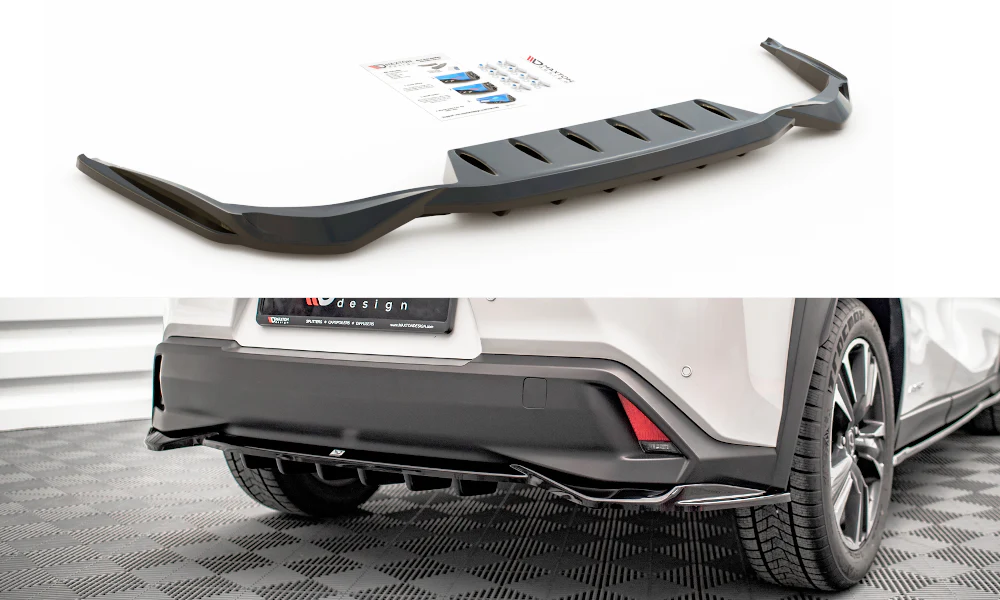 CENTRAL REAR SPLITTER (WITH VERTICAL BARS) LEXUS UX MK1