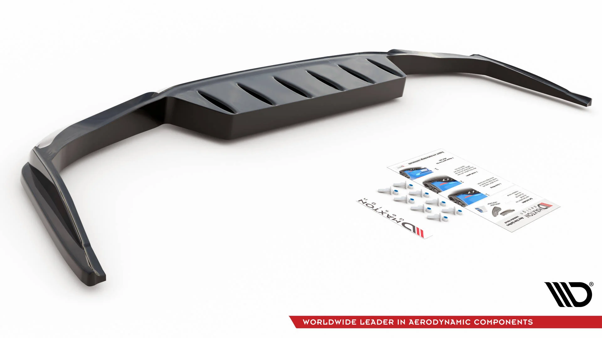 CENTRAL REAR SPLITTER (WITH VERTICAL BARS) LEXUS UX MK1 - Image 5