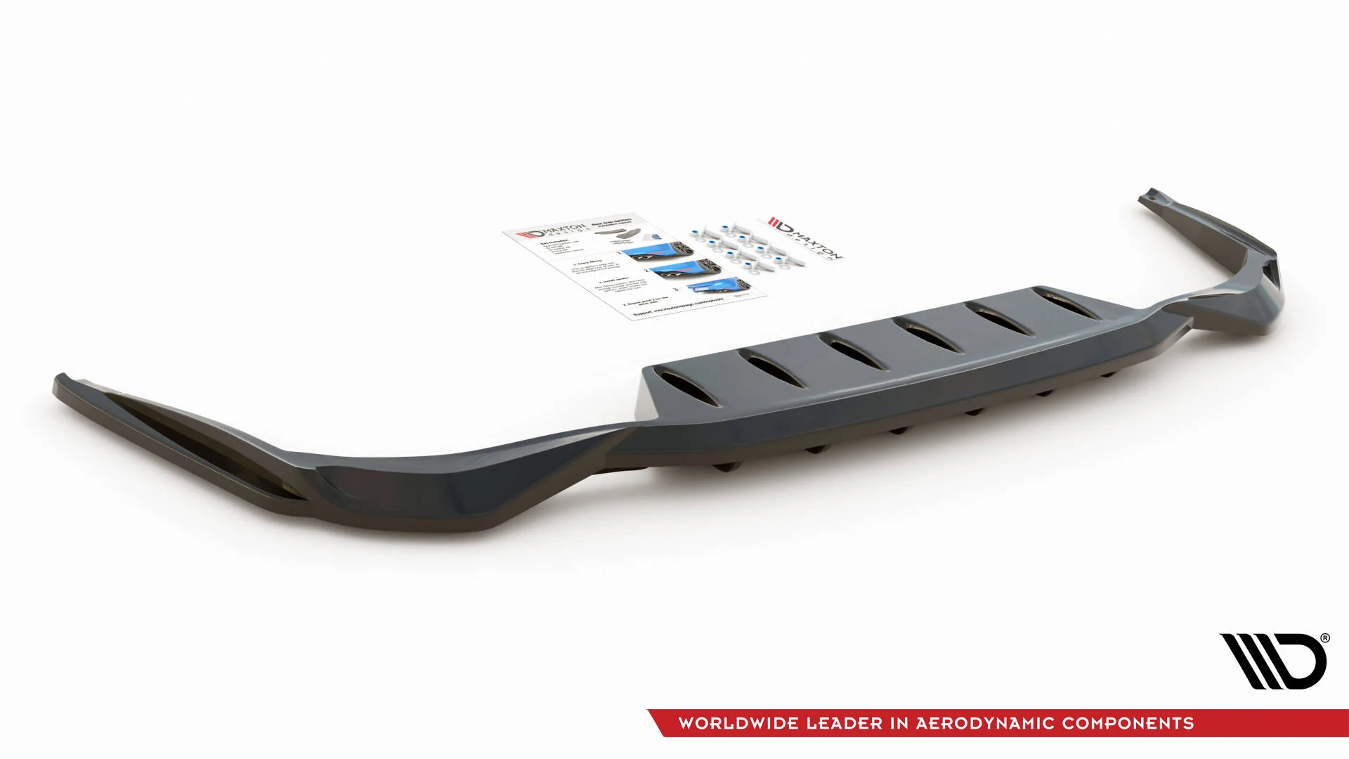 CENTRAL REAR SPLITTER (WITH VERTICAL BARS) LEXUS UX MK1 - Image 6