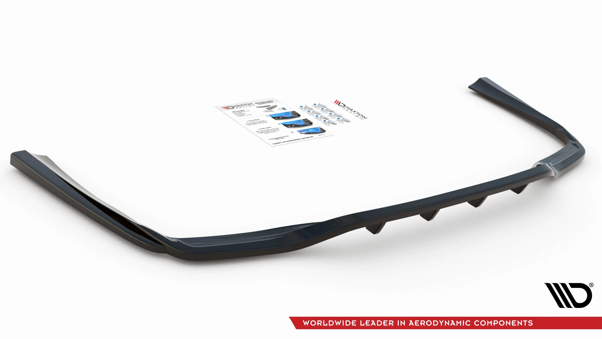 CENTRAL REAR SPLITTER (WITH VERTICAL BARS) MERCEDES-BENZ C W205 - Image 4